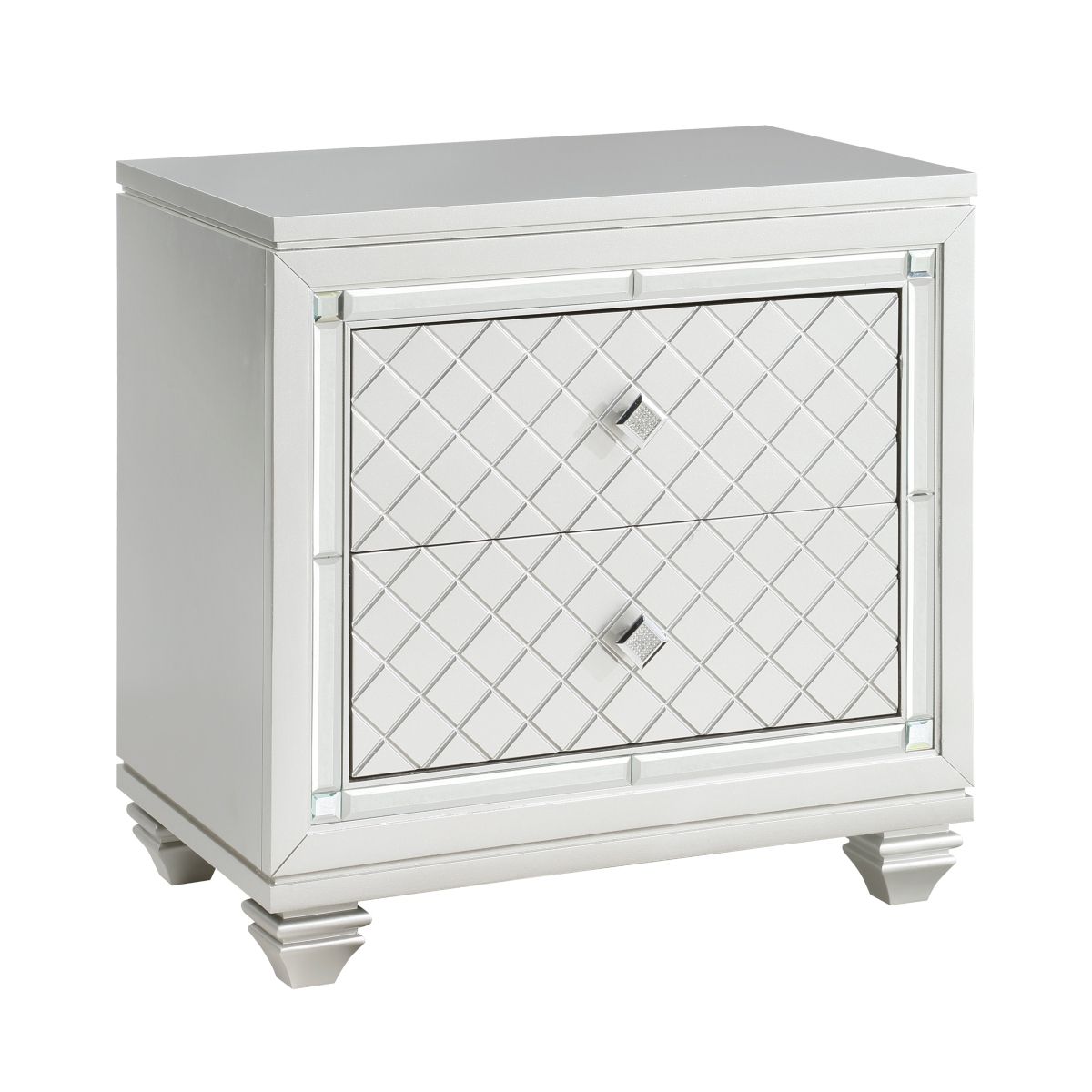 Leesa - Nightstand - Silver