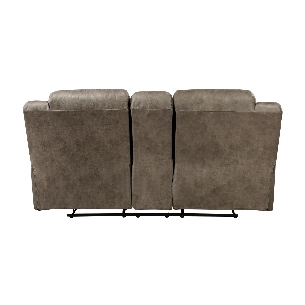 Hazen - Double Reclining Loveseat With Center Console - Brown