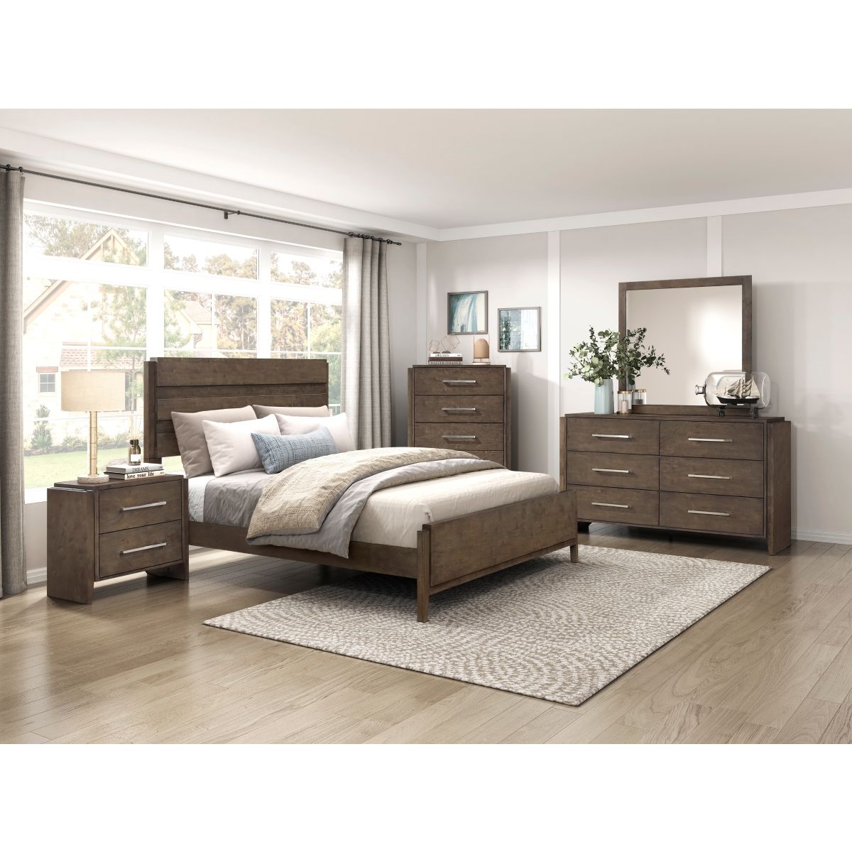 Emmett - Mirror - Dark Brown