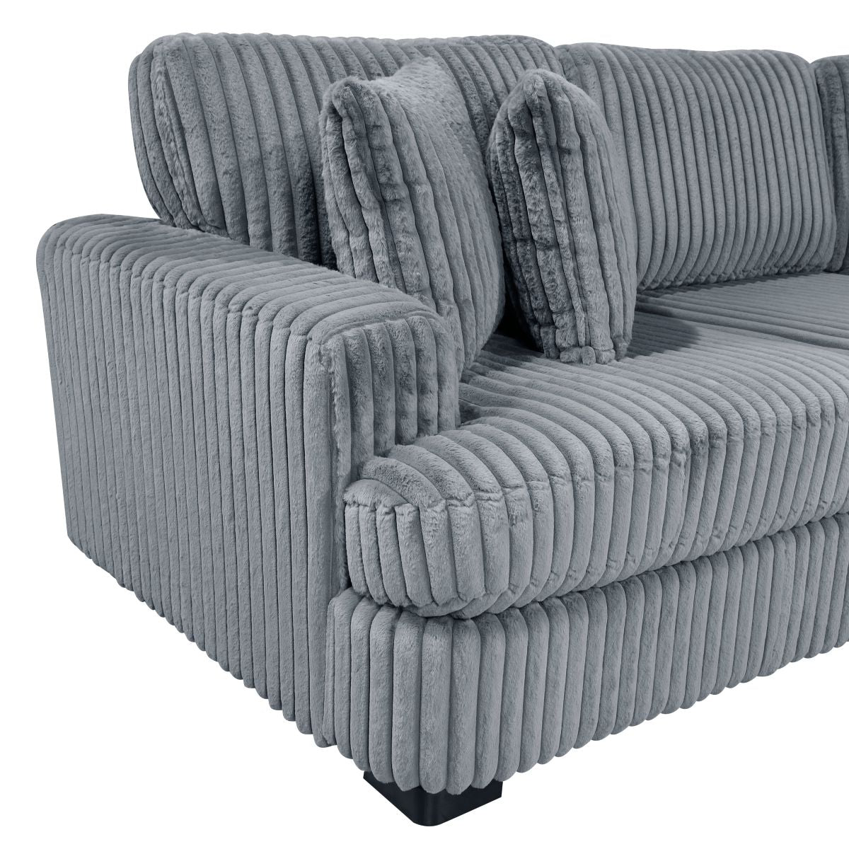 Warwick - Sectional With Cuddler And Ottoman