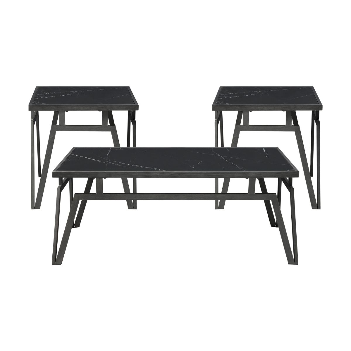 Gaffney - 3 Piece Pack Occasional Set - Black