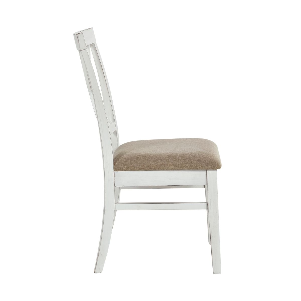 Brunson - Side Chair (Set of 2) - Khaki / White
