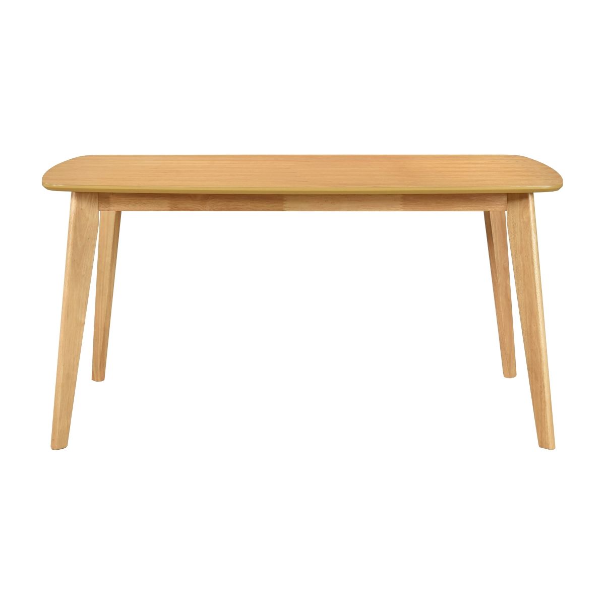 Pratter - 5 Piece Dining Room Set (Table & 4 Side Chairs) - Natural / Oak