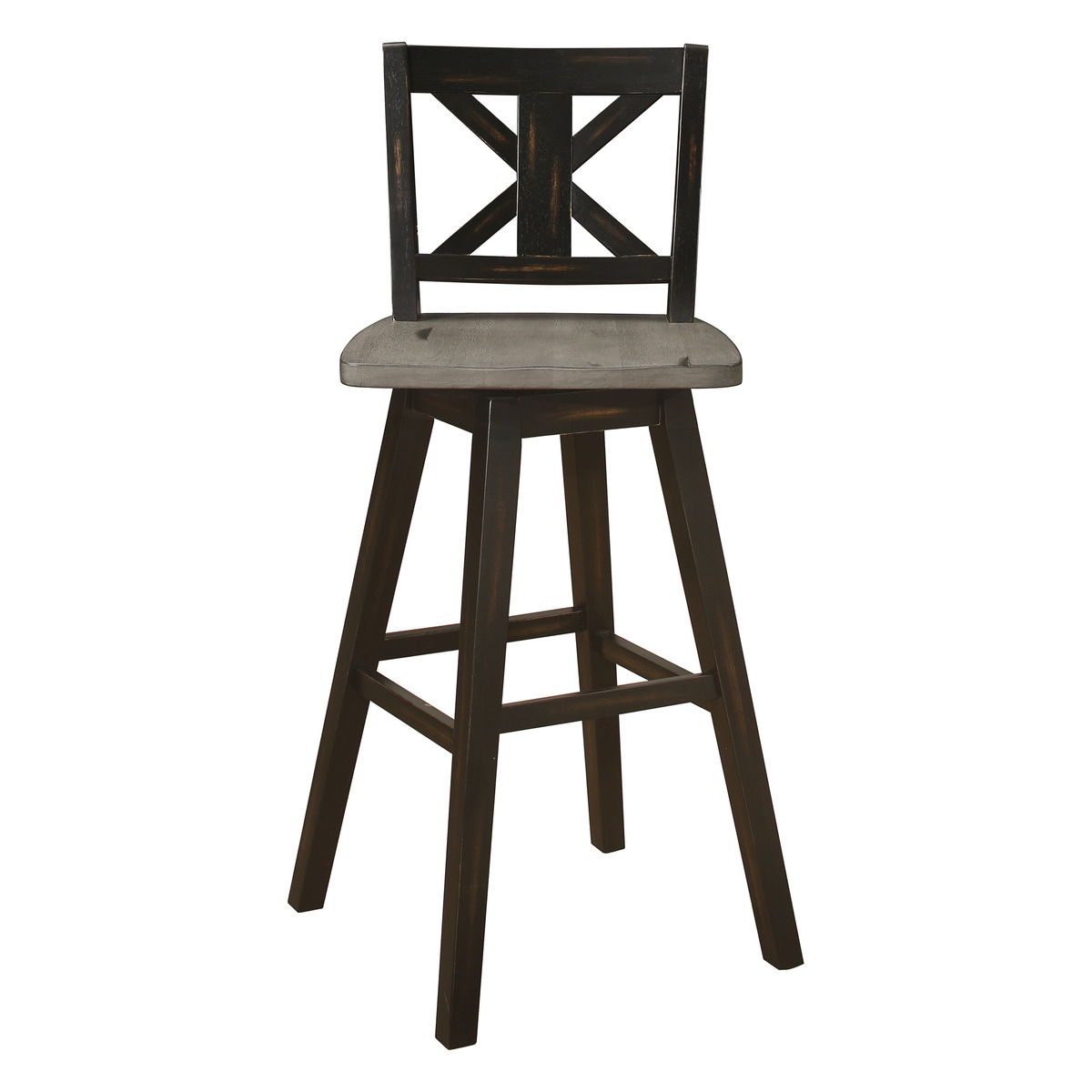 Amsonia - 29" Swivel X-Back Pub Height Chair (Set of 2)