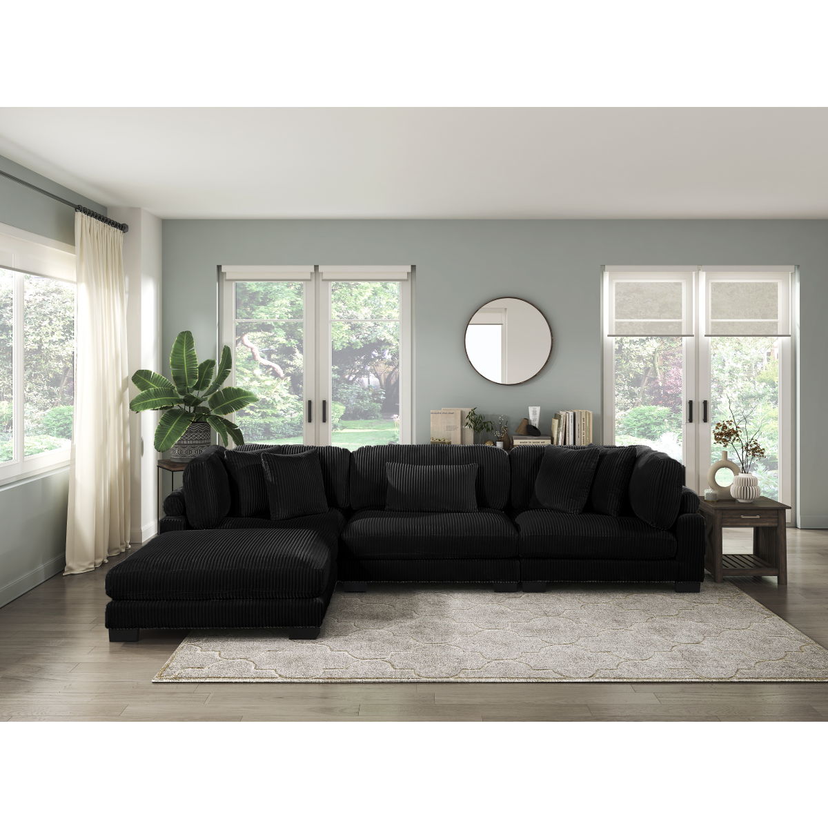 Traverse - Sectional With Ottoman