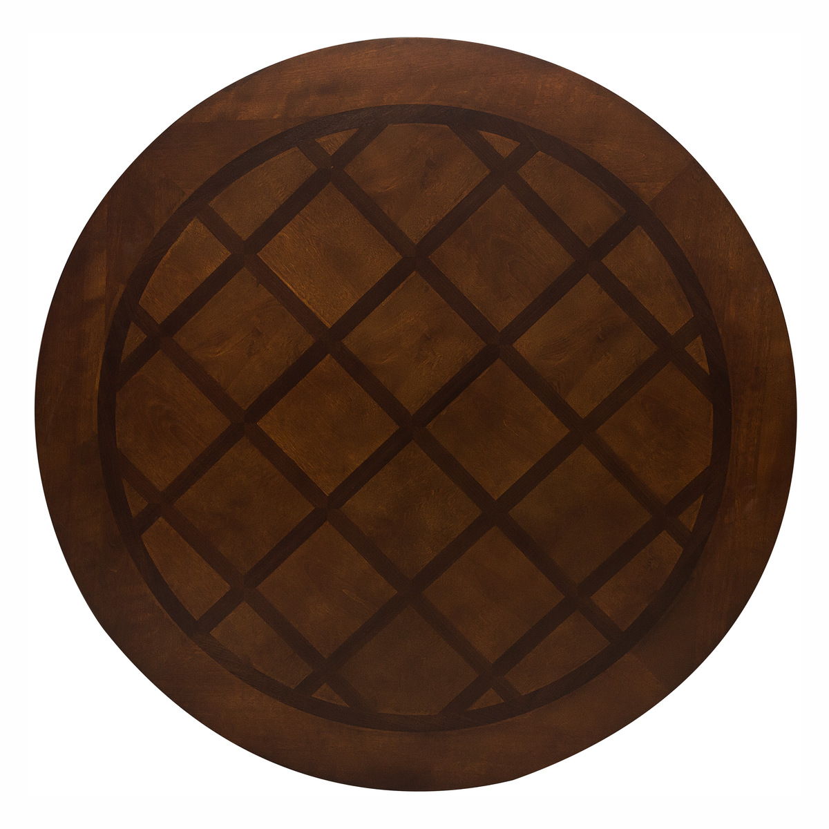 Lordsburg - 5 Piece Set (Round Table & 4 Side Chairs) - Brown