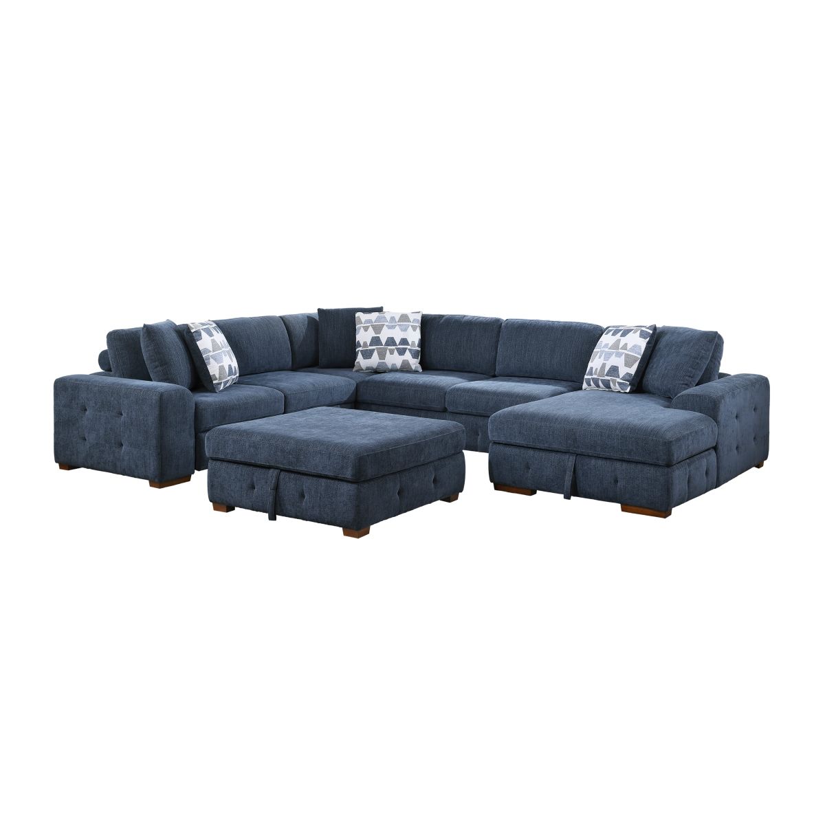 Raife - Sectional With Ottoman