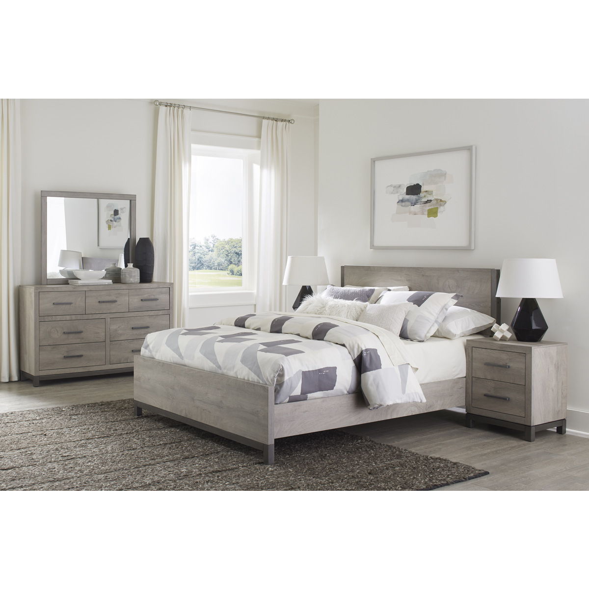 Zephyr - Nightstand - Dark Gray
