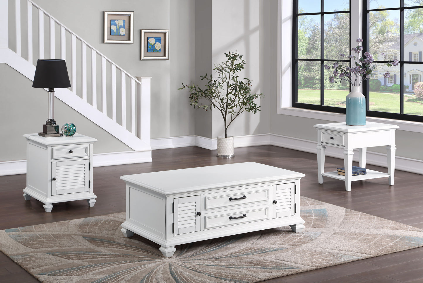 Charlestown - 3 Piece Occasional Table Set (DON'T USE) - White