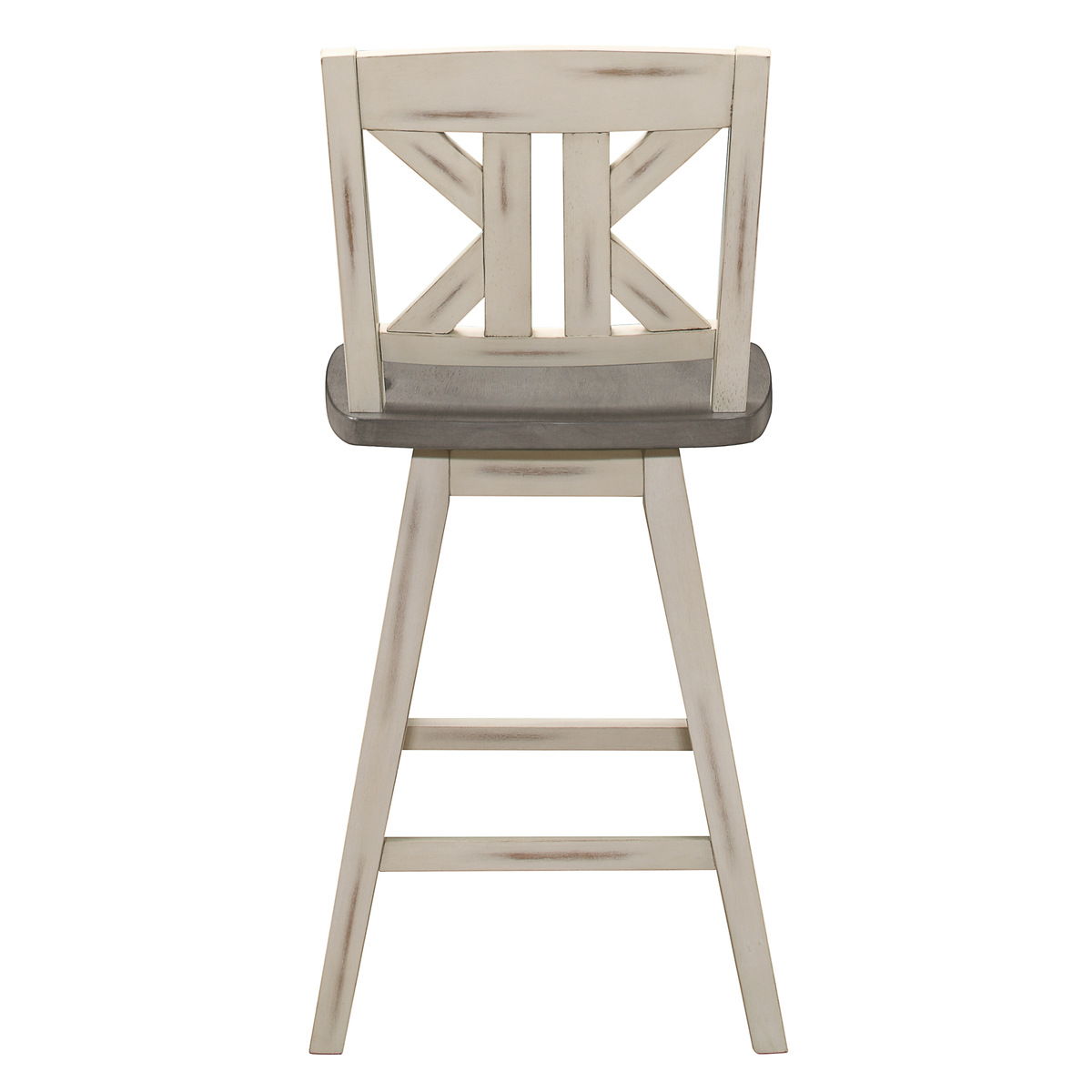 Amsonia - Swivel X-Back Pub Height Chair (Set of 2)
