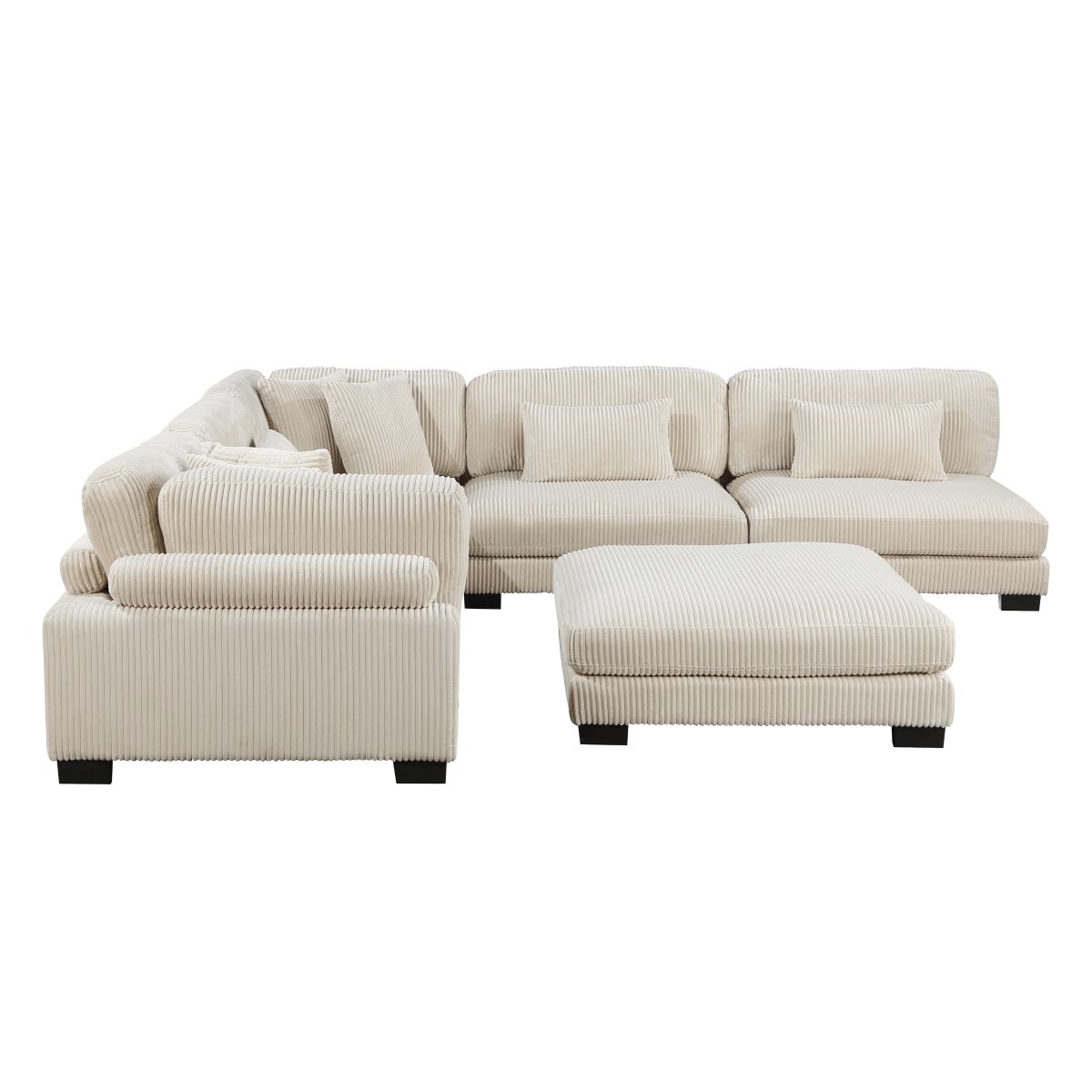 Traverse - Sectional With Ottoman