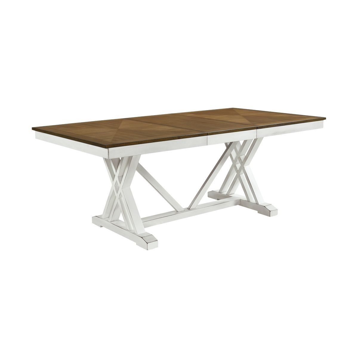 Brunson - Dining Table - Oak / White