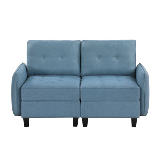 Garren - Loveseat - Blue