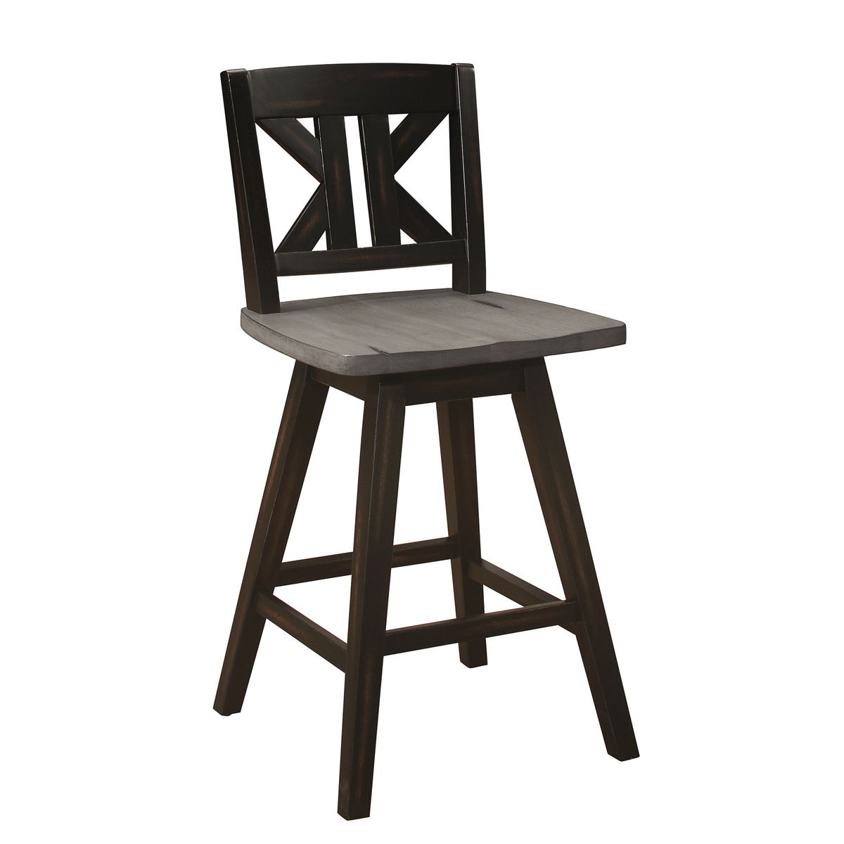 Amsonia - Swivel X-Back Counter Height Chair (Set of 2)