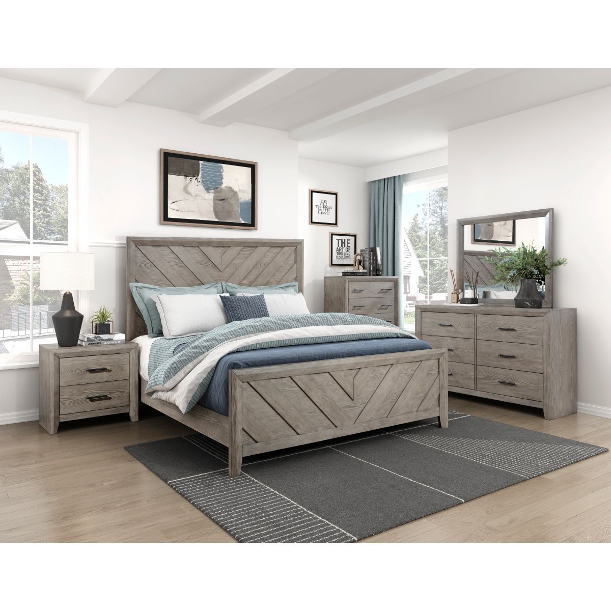 Silas - Nightstand - Gray
