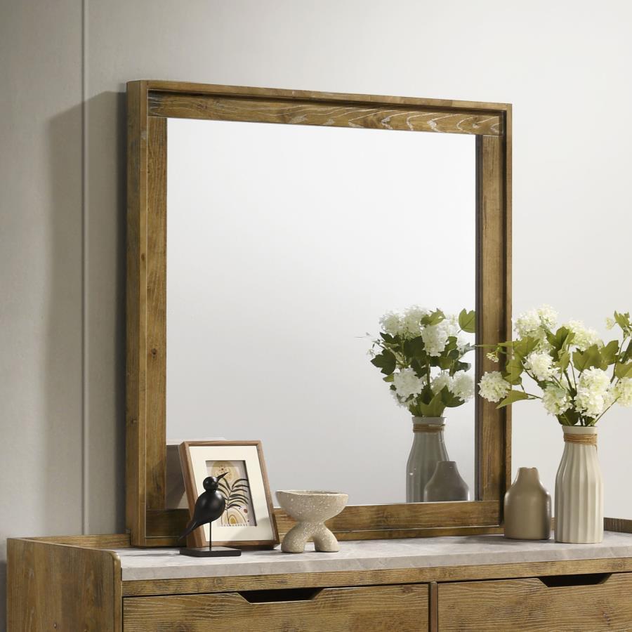 Henderson - Dresser Mirror - Medium Oak