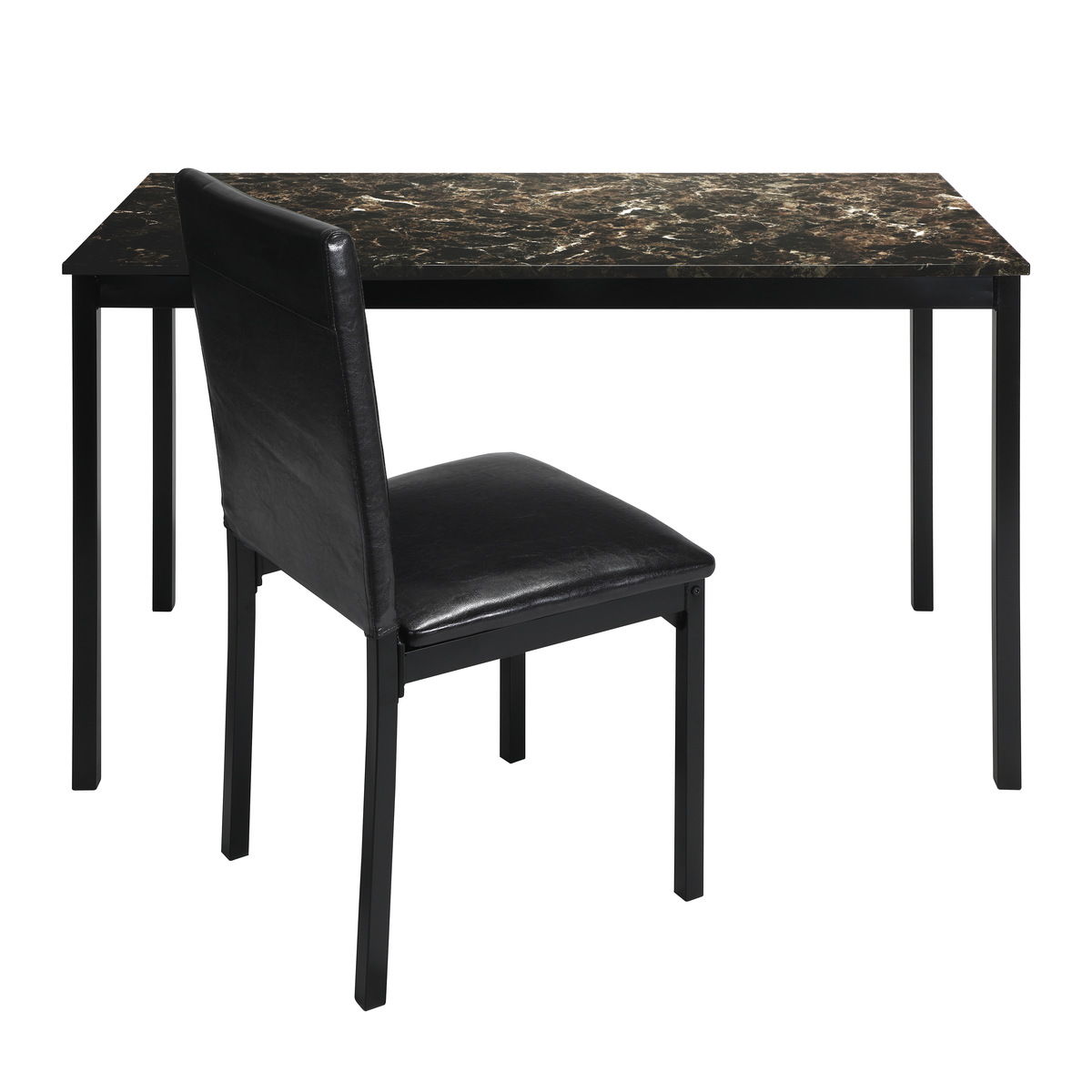 Tempe - Writing Desk And Chair - Brown