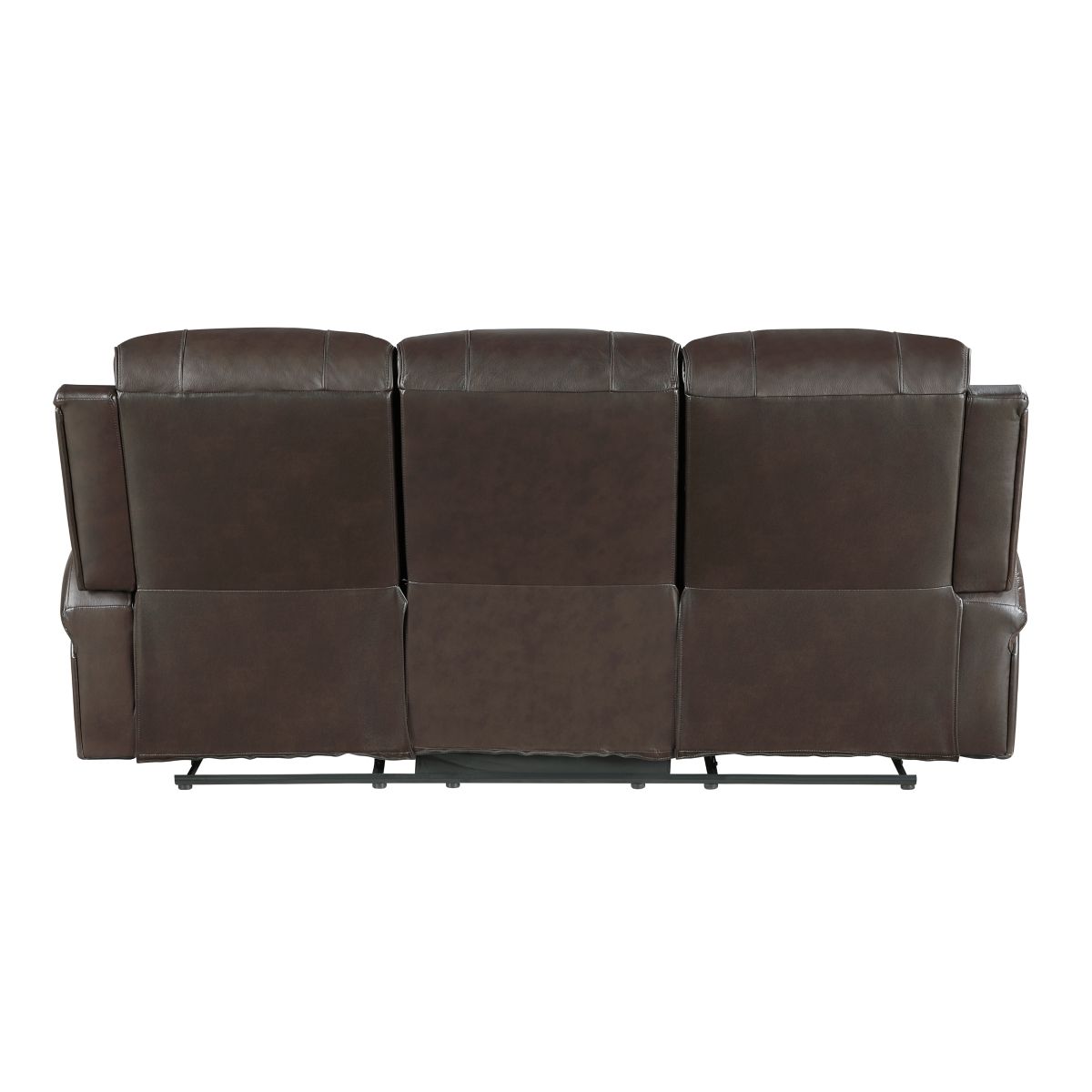Austin - Double Reclining Sofa - Dark Brown