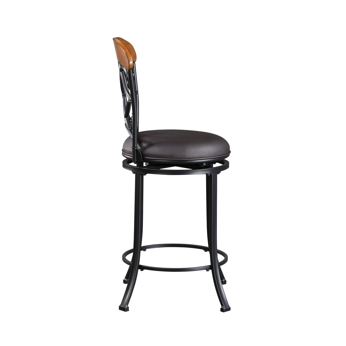 Benson - Swivel Counter Height Chair - Brown