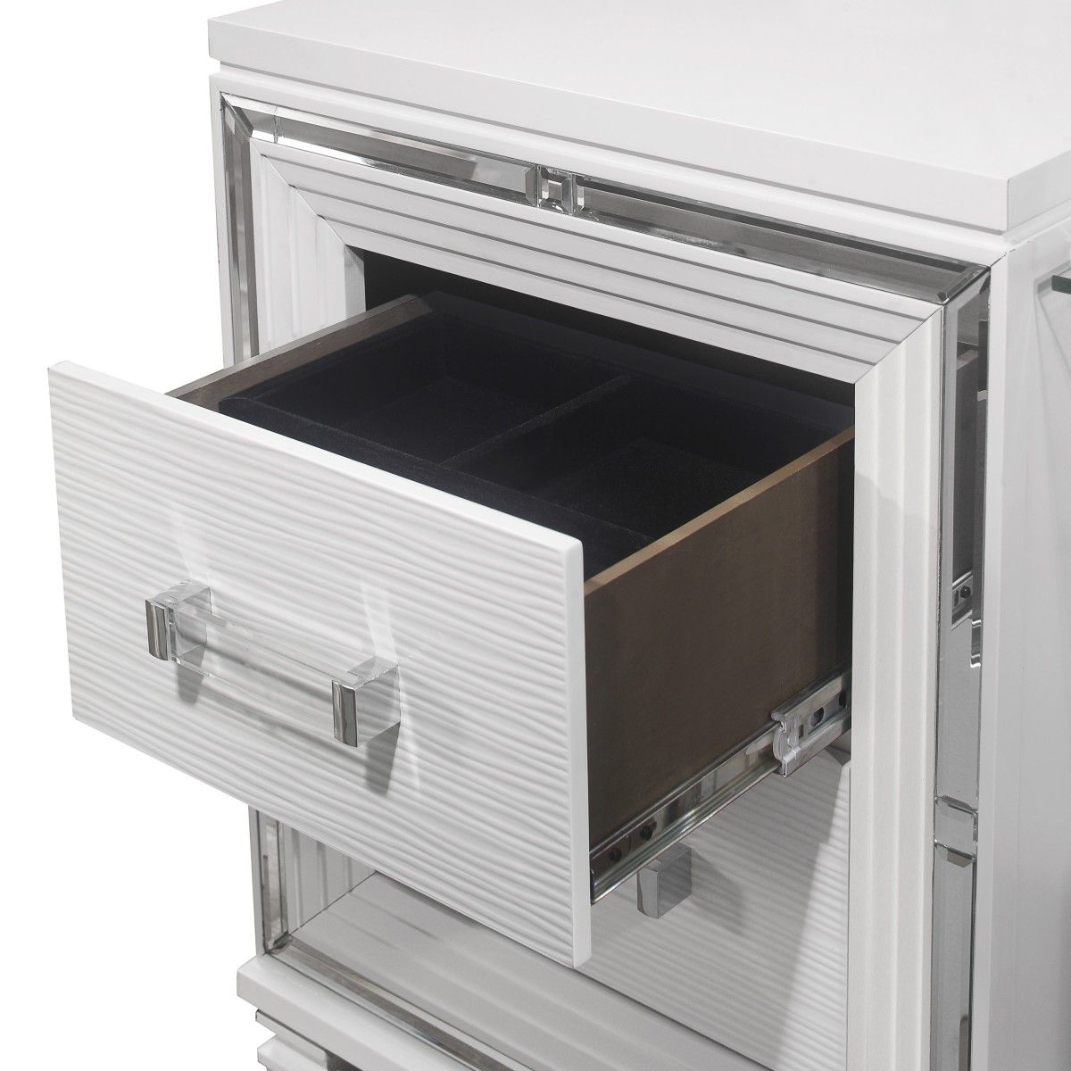 Tamsin - Vanity Dresser With Mirror - White