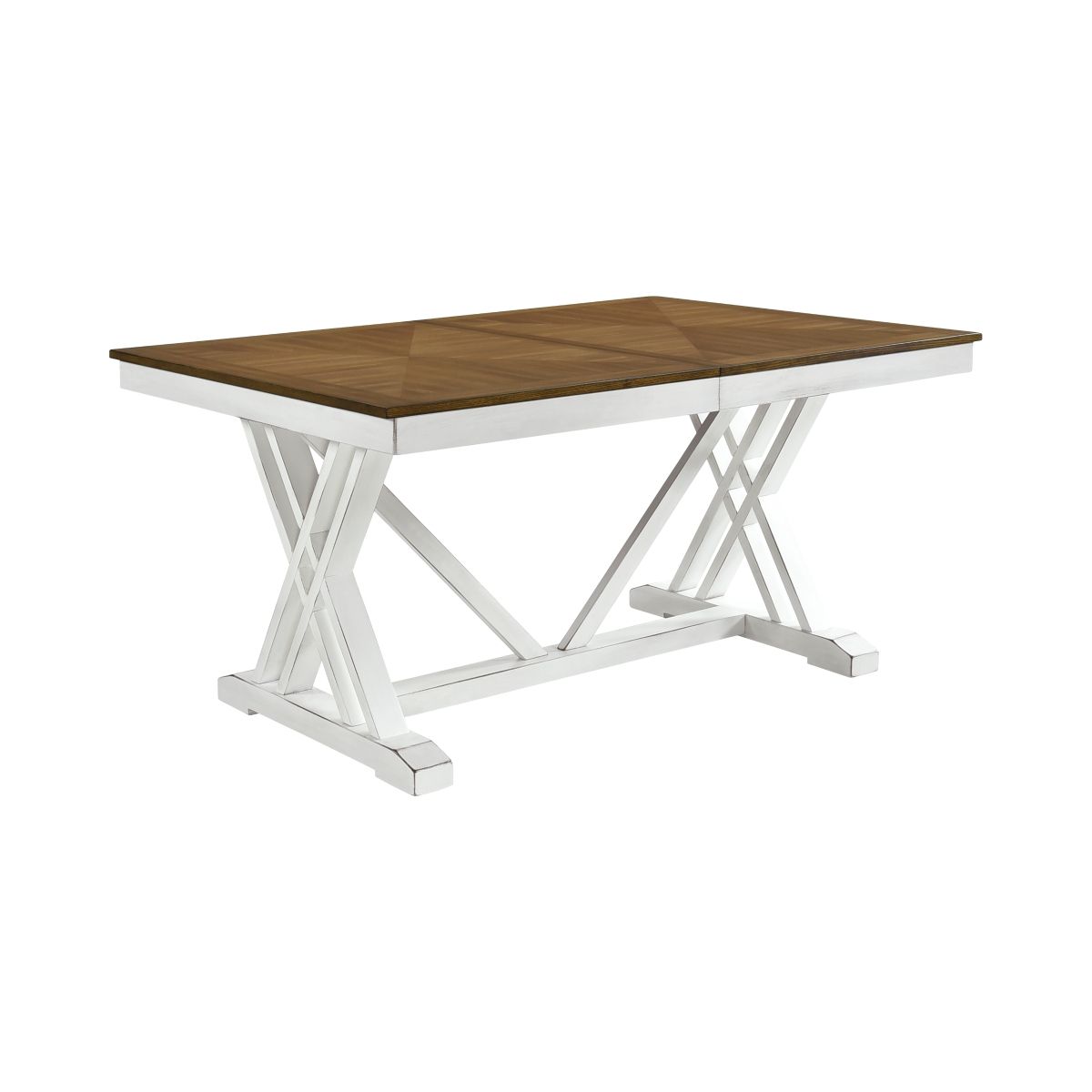 Brunson - Dining Table - Oak / White