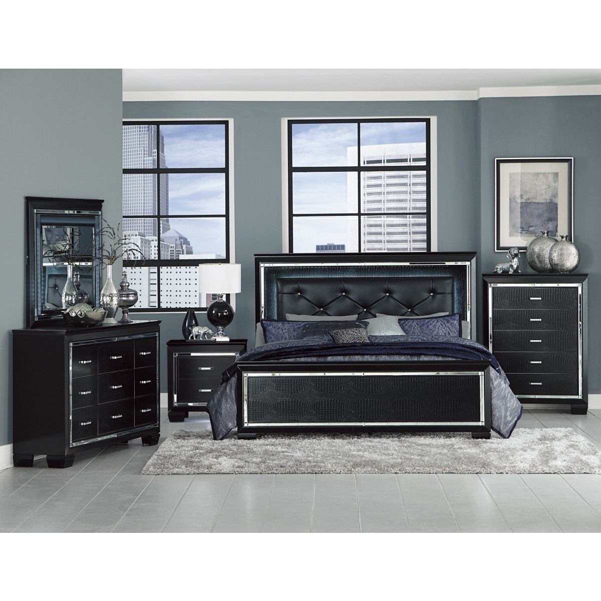 Allura - Nightstand, LED Lighting