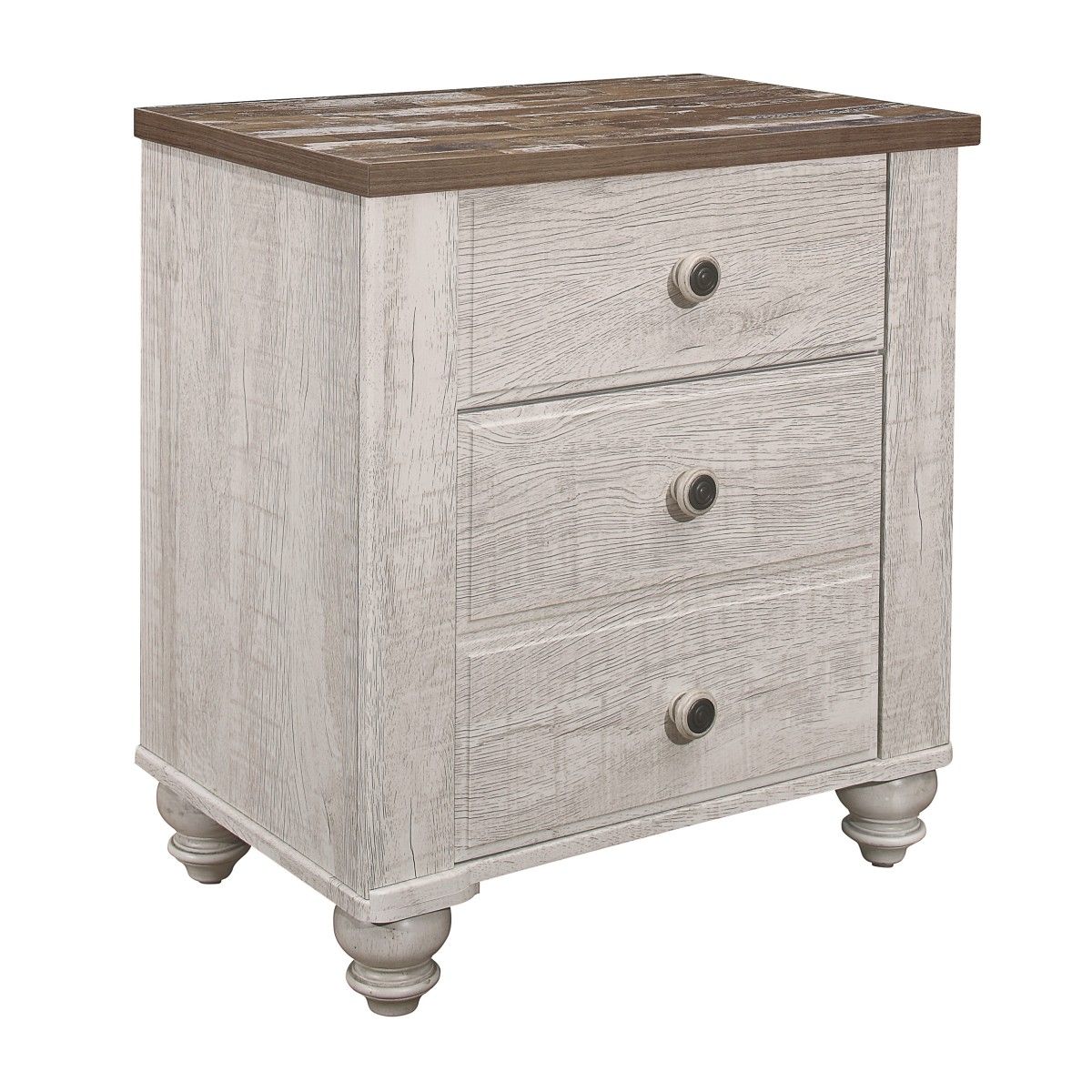 Nashville - Nightstand - Antique White