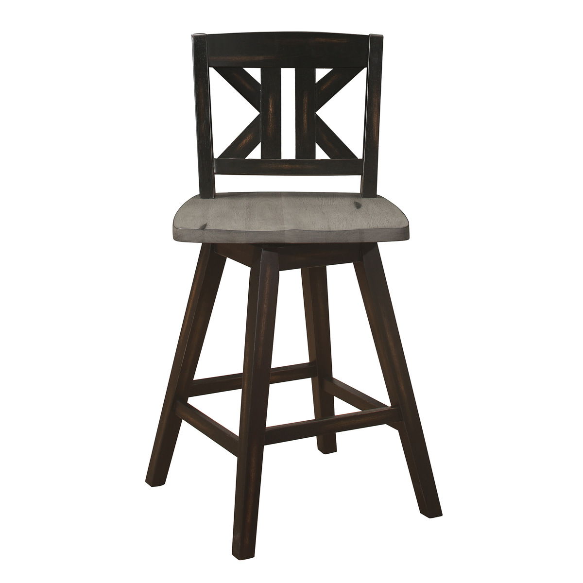 Amsonia - Swivel X-Back Counter Height Chair (Set of 2)