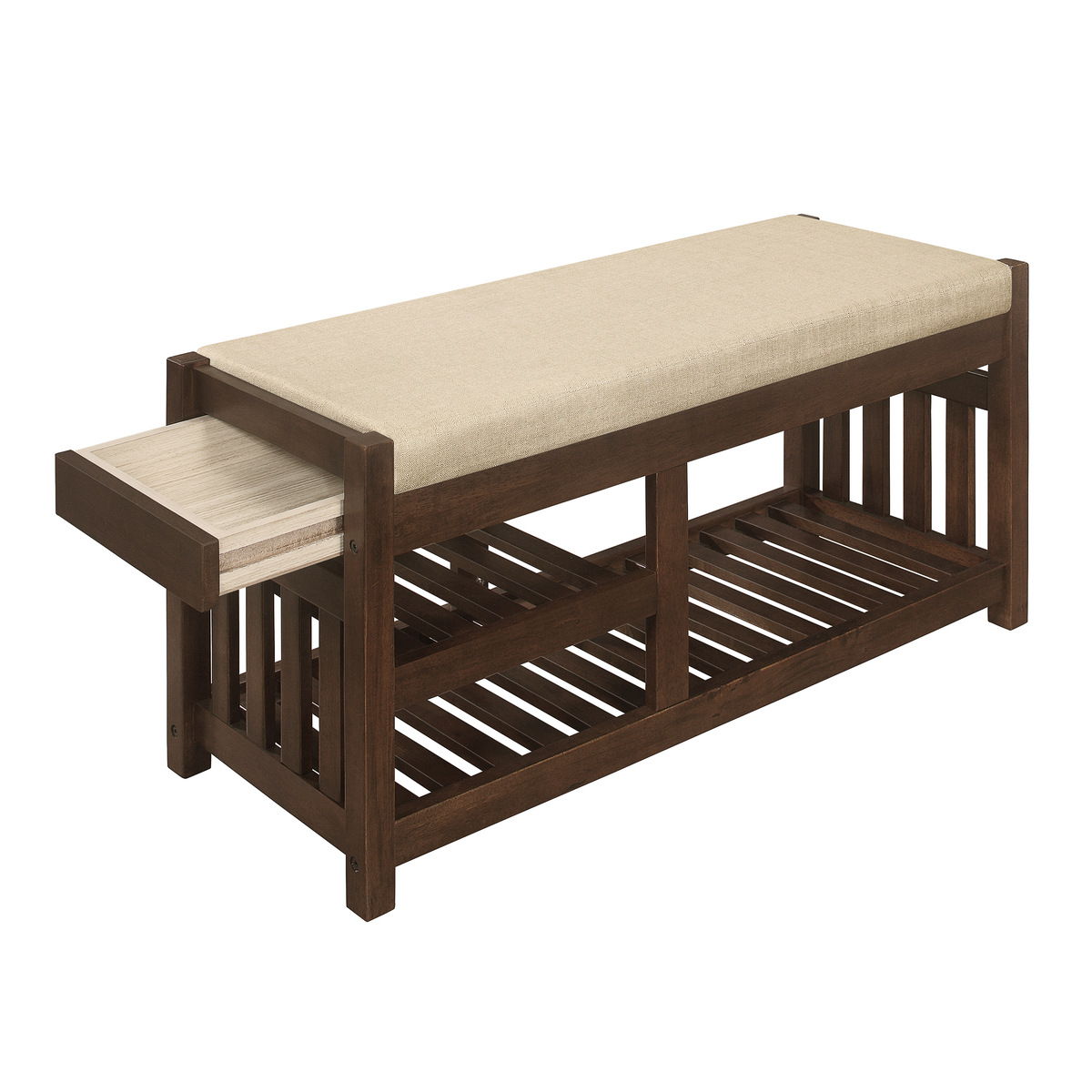 Talmadge - Bench - Beige / Brown