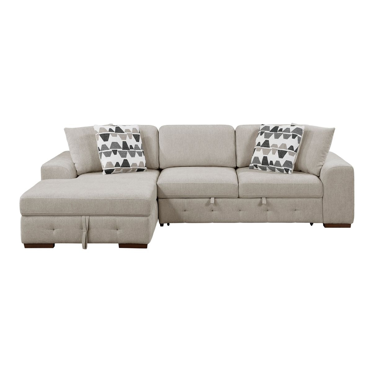 Raife - Sectional With Ottoman