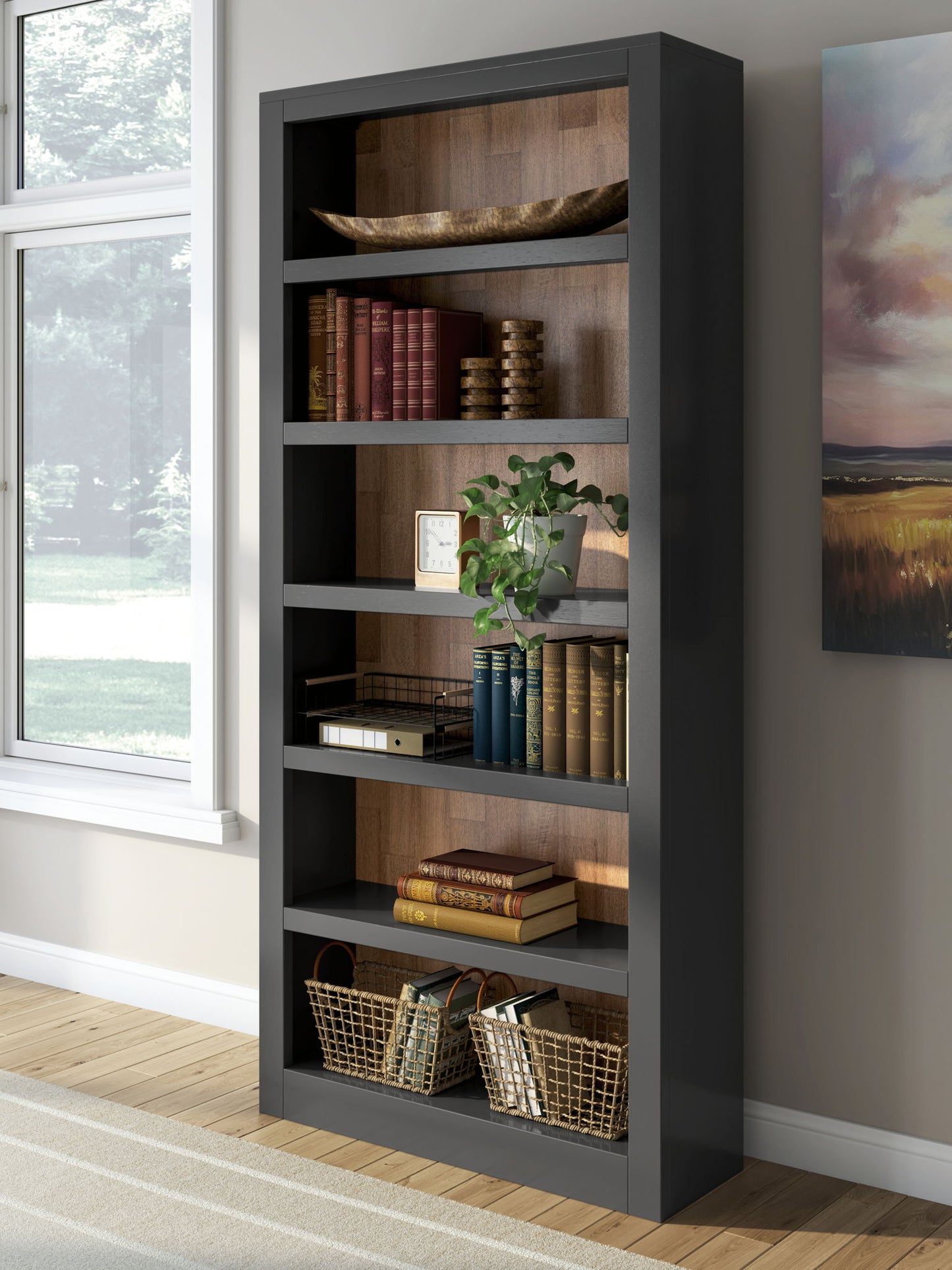 Wildenauer - Bookcase - Brown / Black