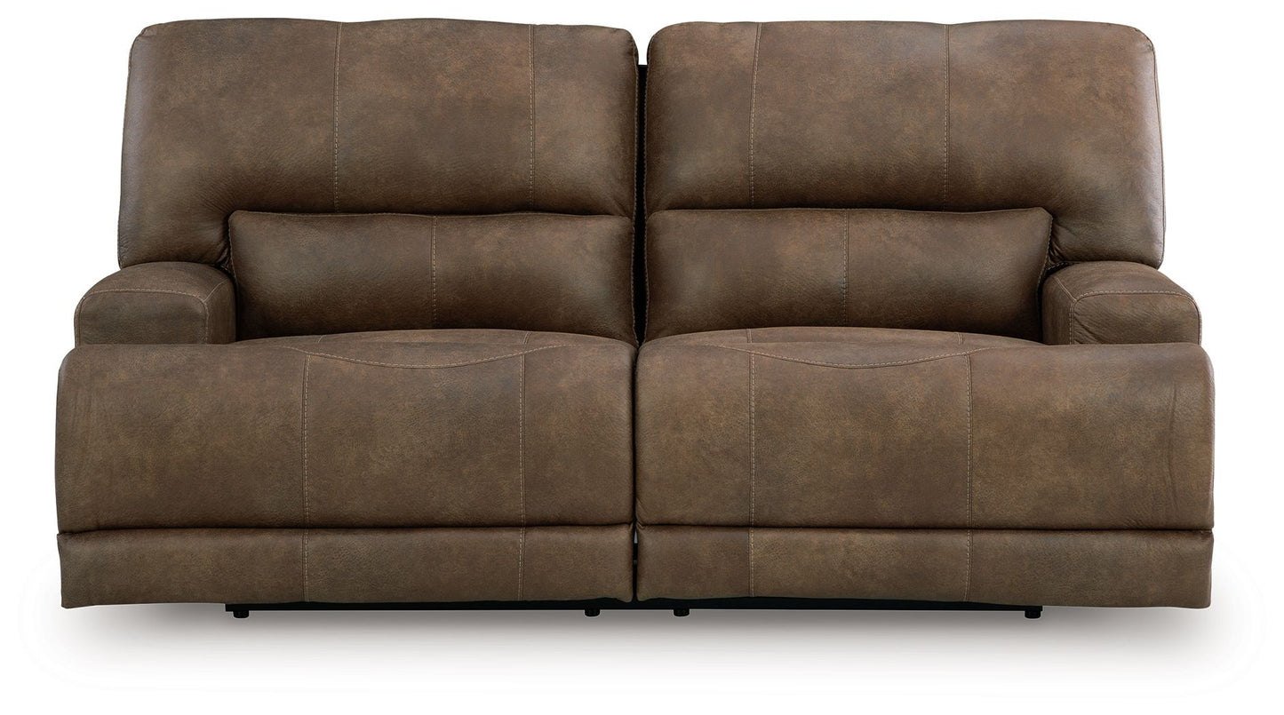 Time-Piece - 2 Seat Power Reclining Sofa With Adjustable Headrest - Earth