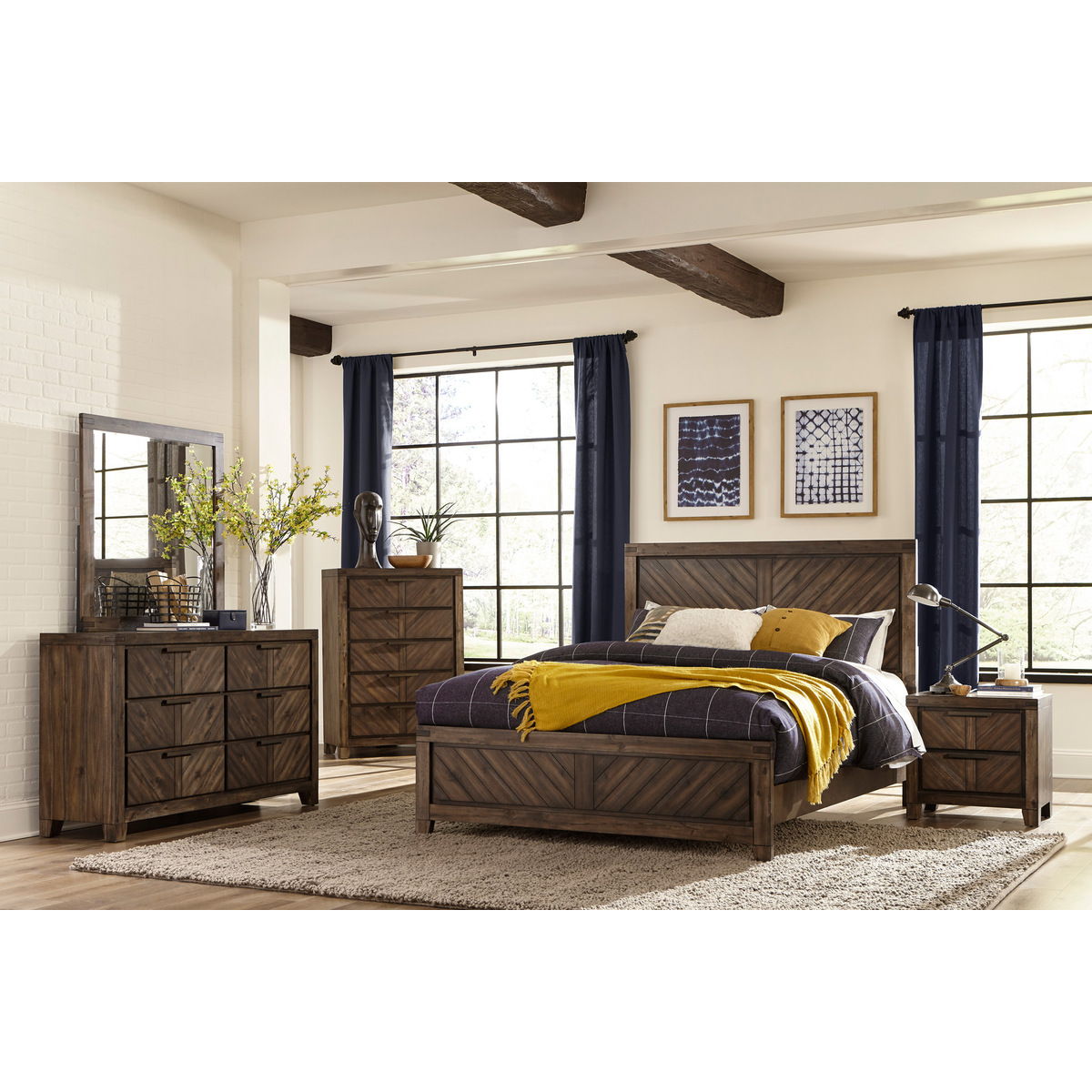 Parnell - Nightstand - Cherry
