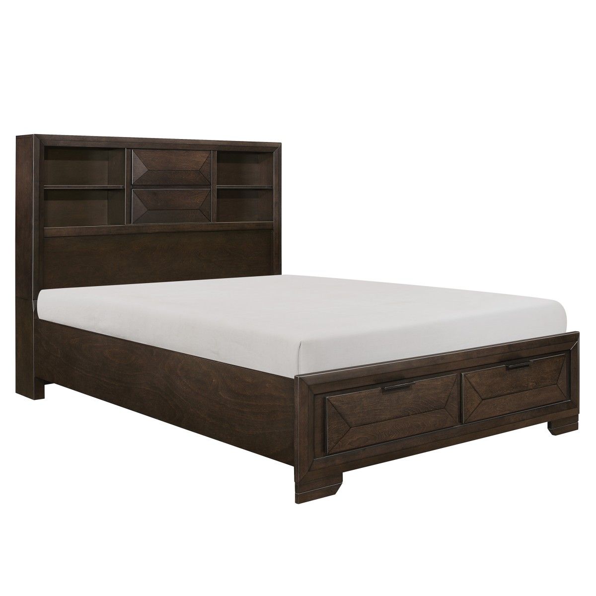 Chesky - Platform Bed With Storage Footboard