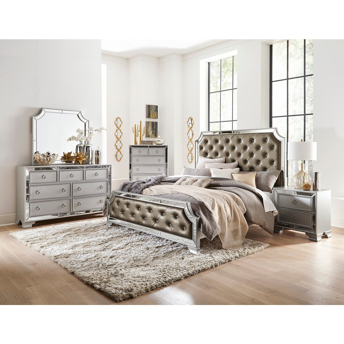 Avondale - Nightstand - Silver