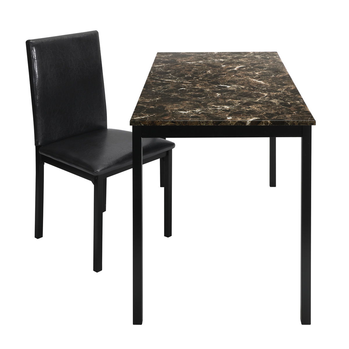 Tempe - Writing Desk And Chair - Brown