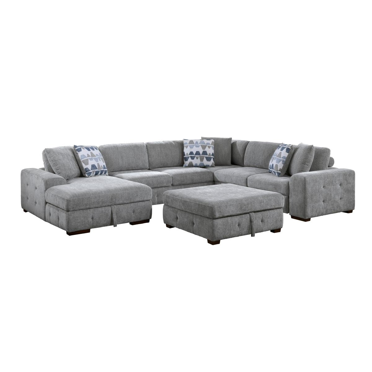 Raife - Sectional With Ottoman