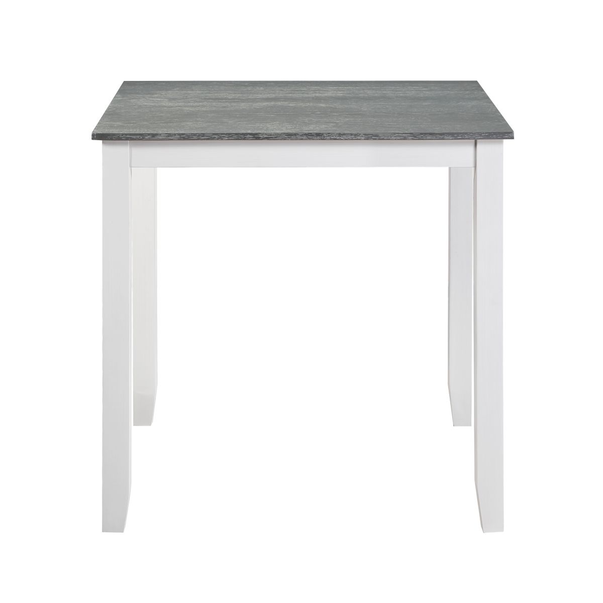 Lowell - 5 Piece Counter Height Set - White / Gray