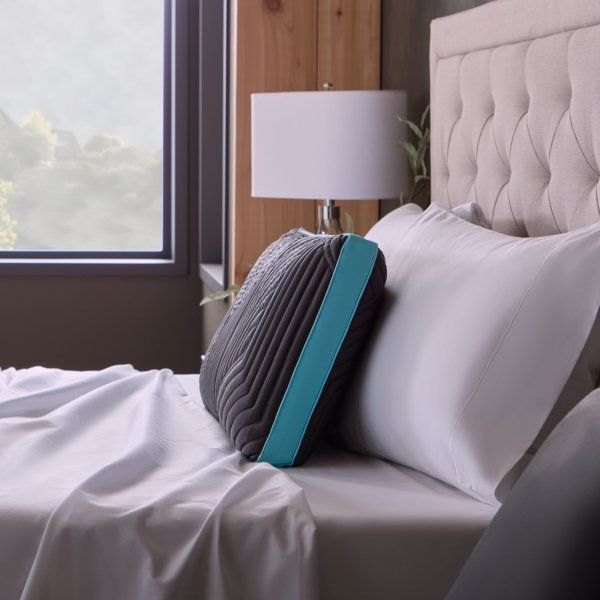 Ice Cloud - Omniphase Mid Loft Pillow - King High Loft