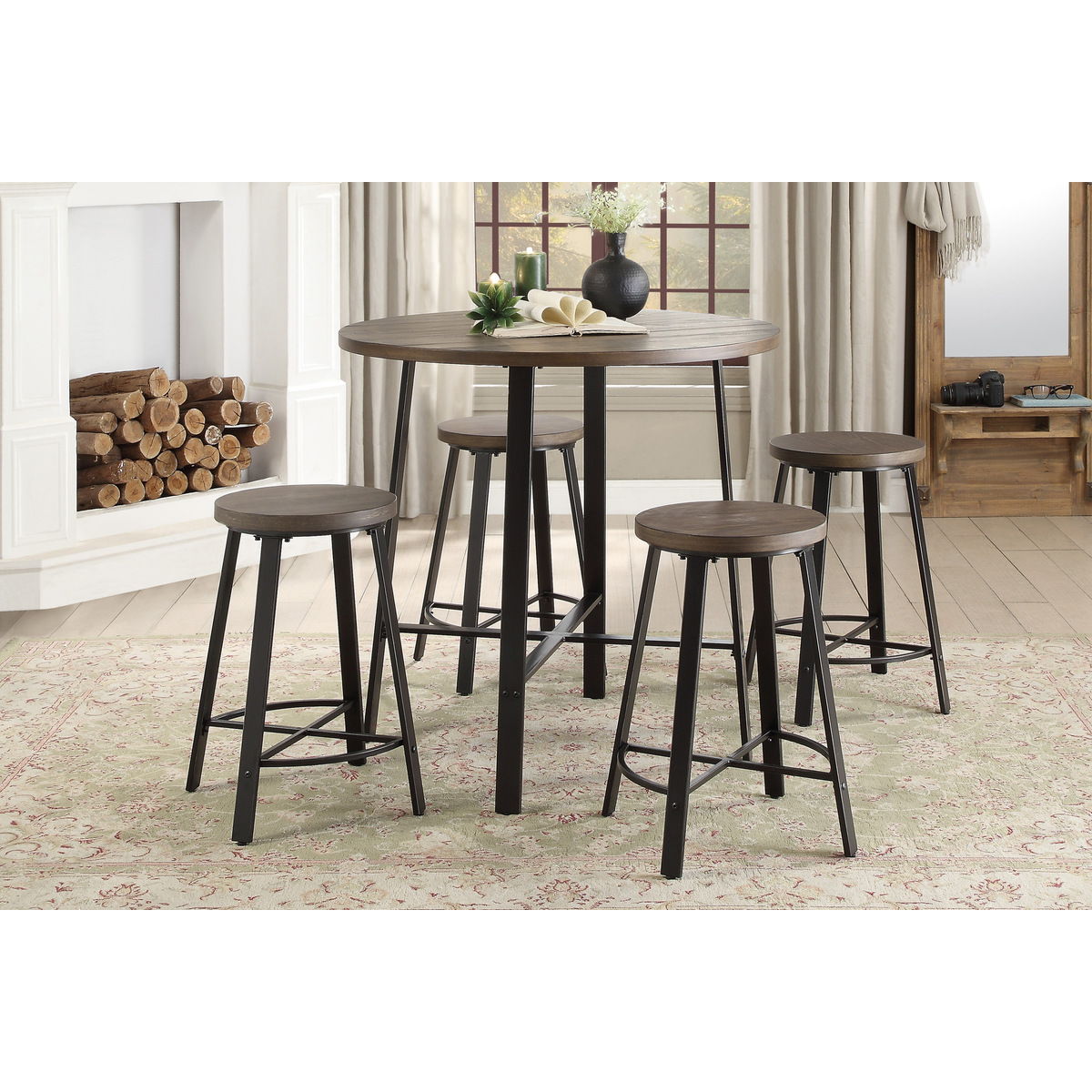 Chevre - Counter Height Stool (Set of 2) - Brown