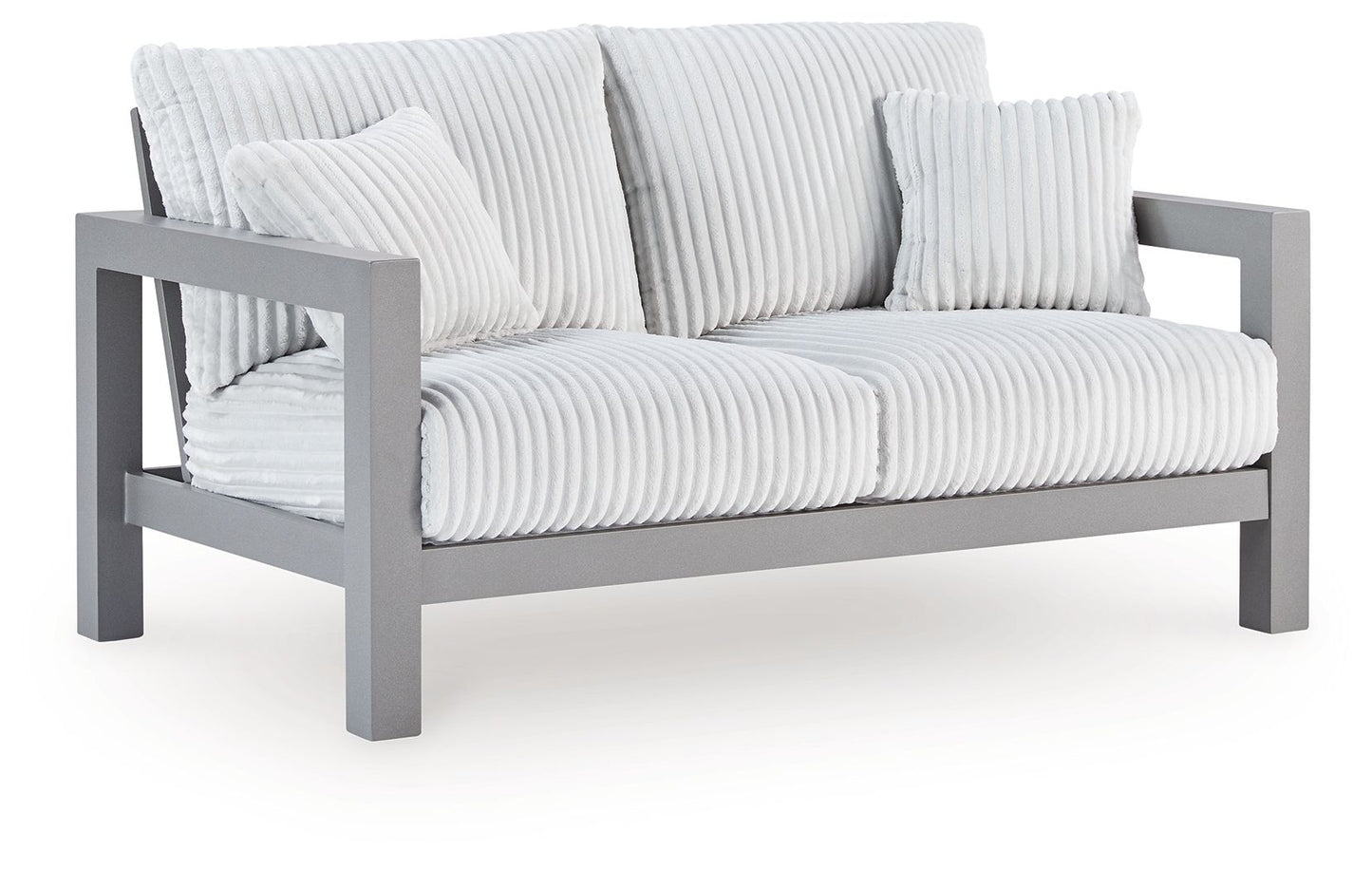 Moonlight View - Loveseat With Cushion - Gray