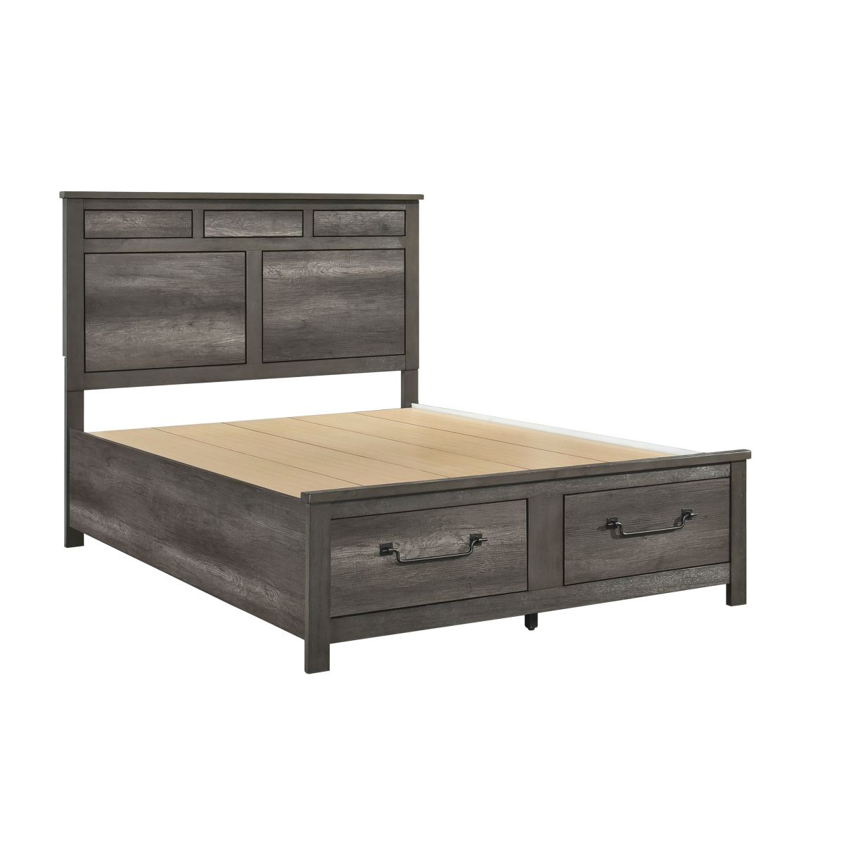 Lenior - Platform Bed With Storage Footboard