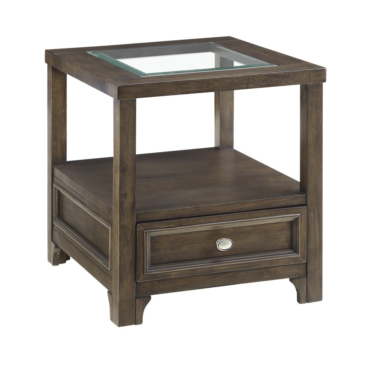 Auburn - End Table - Brown