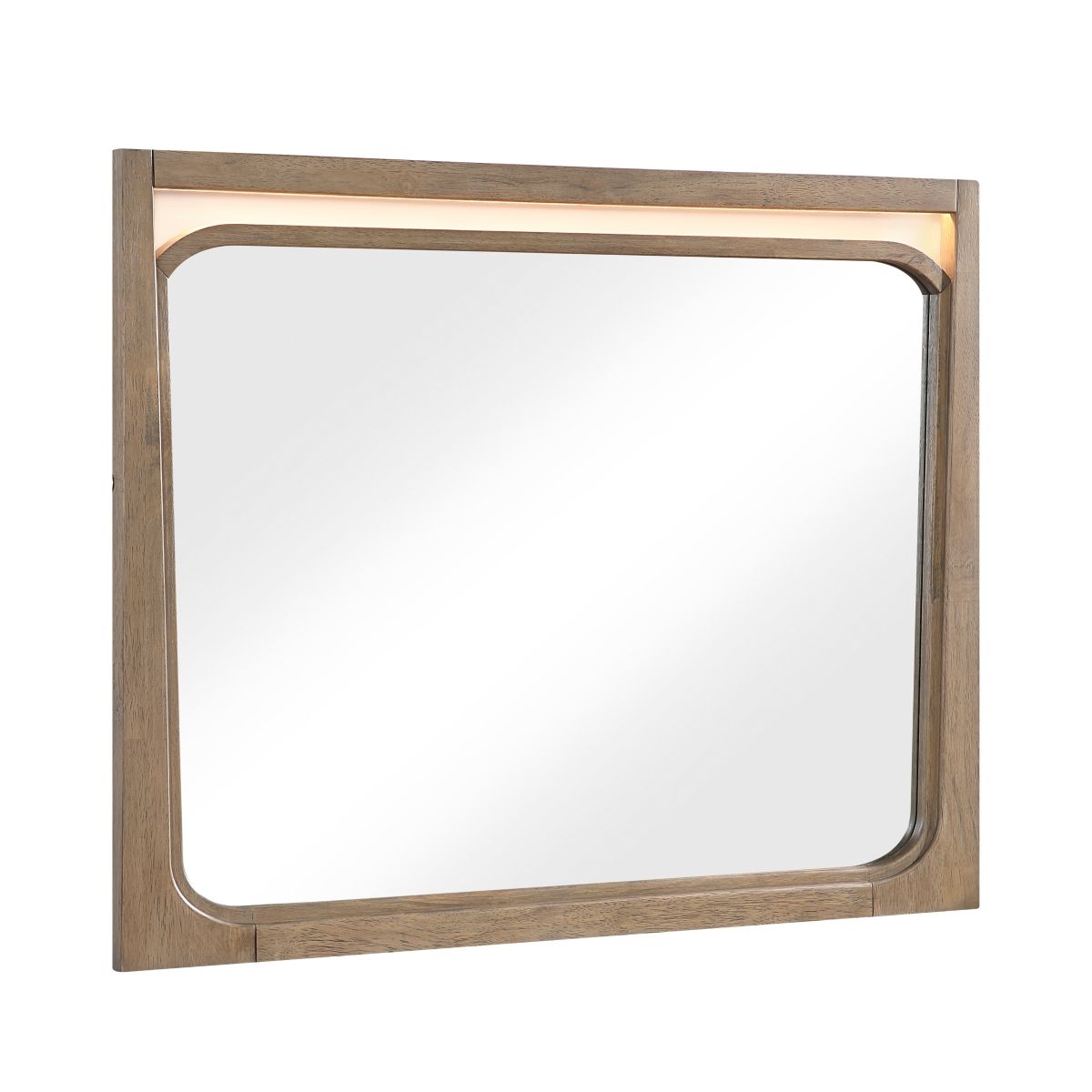 Riley - Mirror - Light Brown