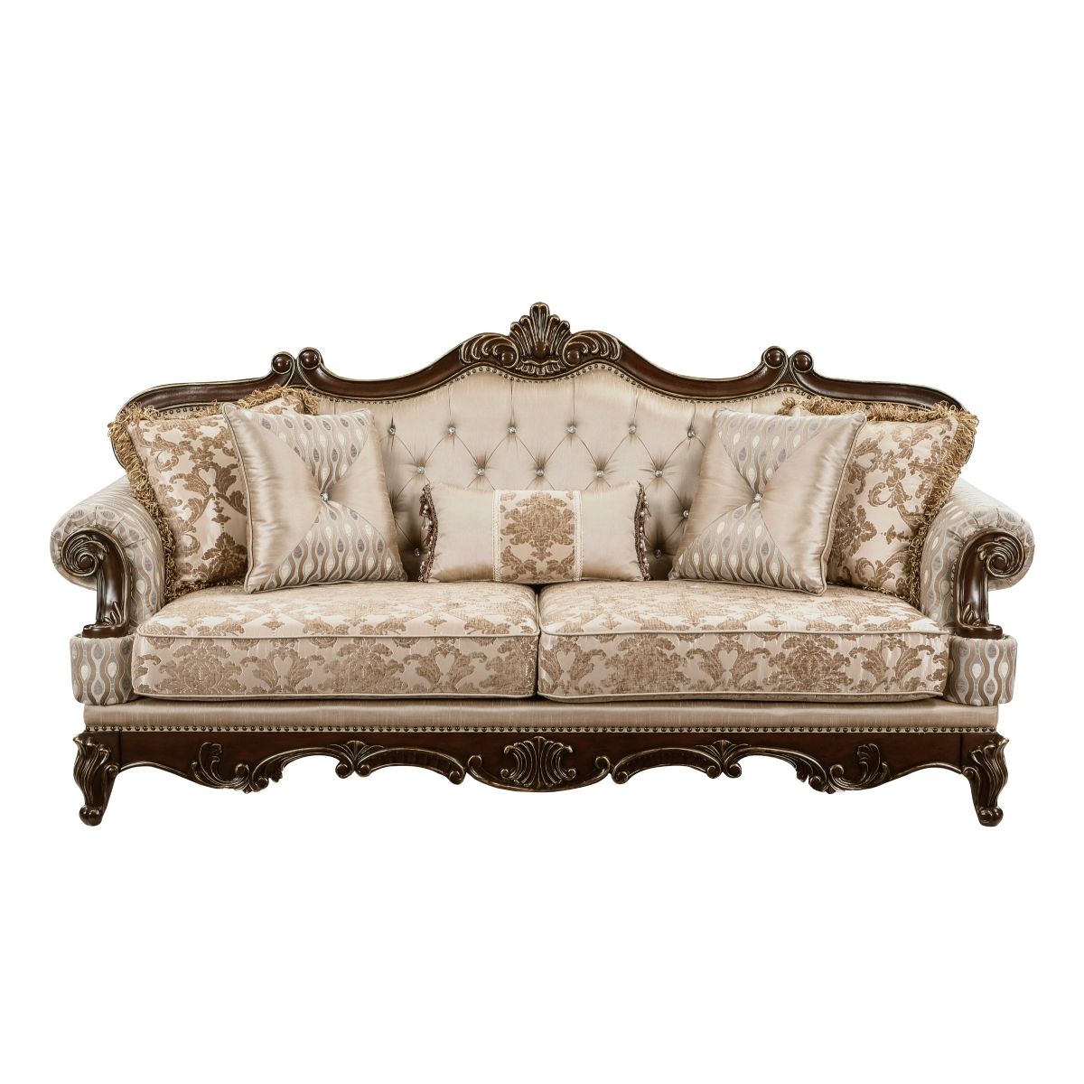 Balthasar - Sofa - Cherry / Beige
