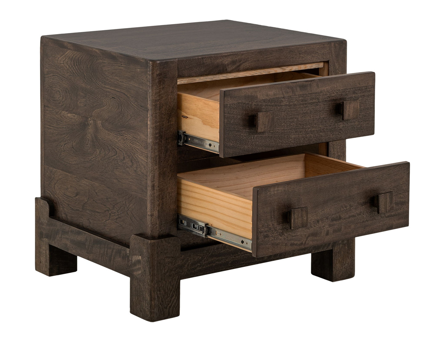 Atenas - 2-Drawer Nightstand - Brown