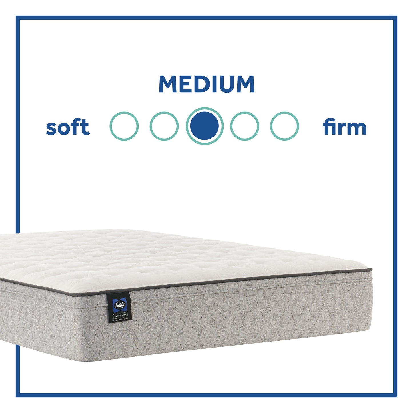 Essentials Deaton II Medium Faux Euro Top Mattress