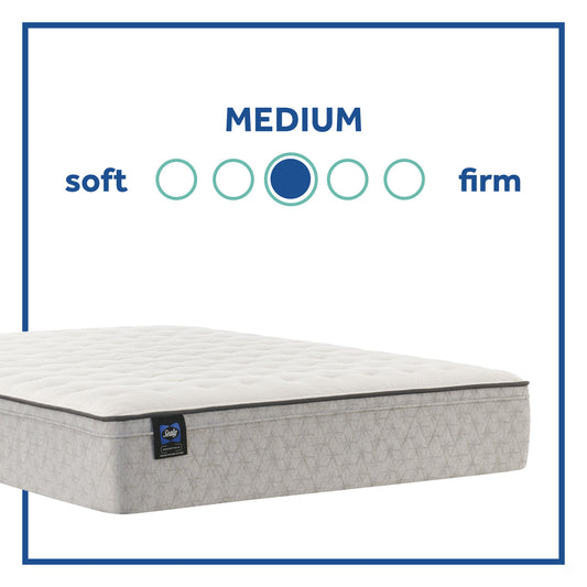 Essentials Deaton II Medium Faux Euro Top Mattress