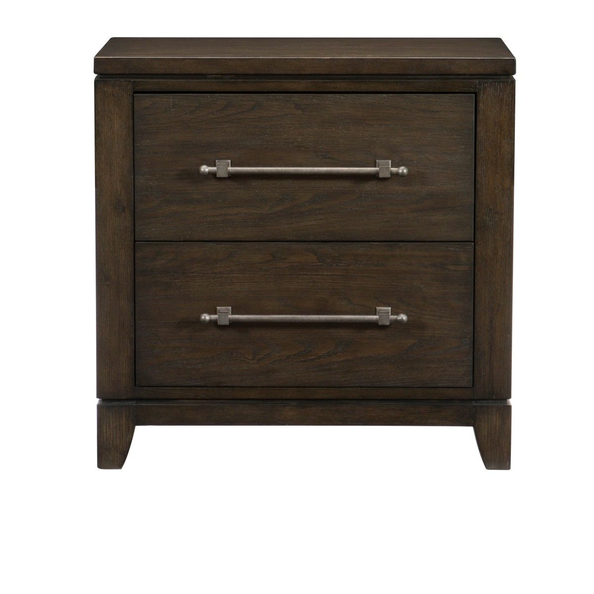 Griggs - 4 Piece Set (Queen Bed, Nightstand, Dresser, Mirror) - Brown