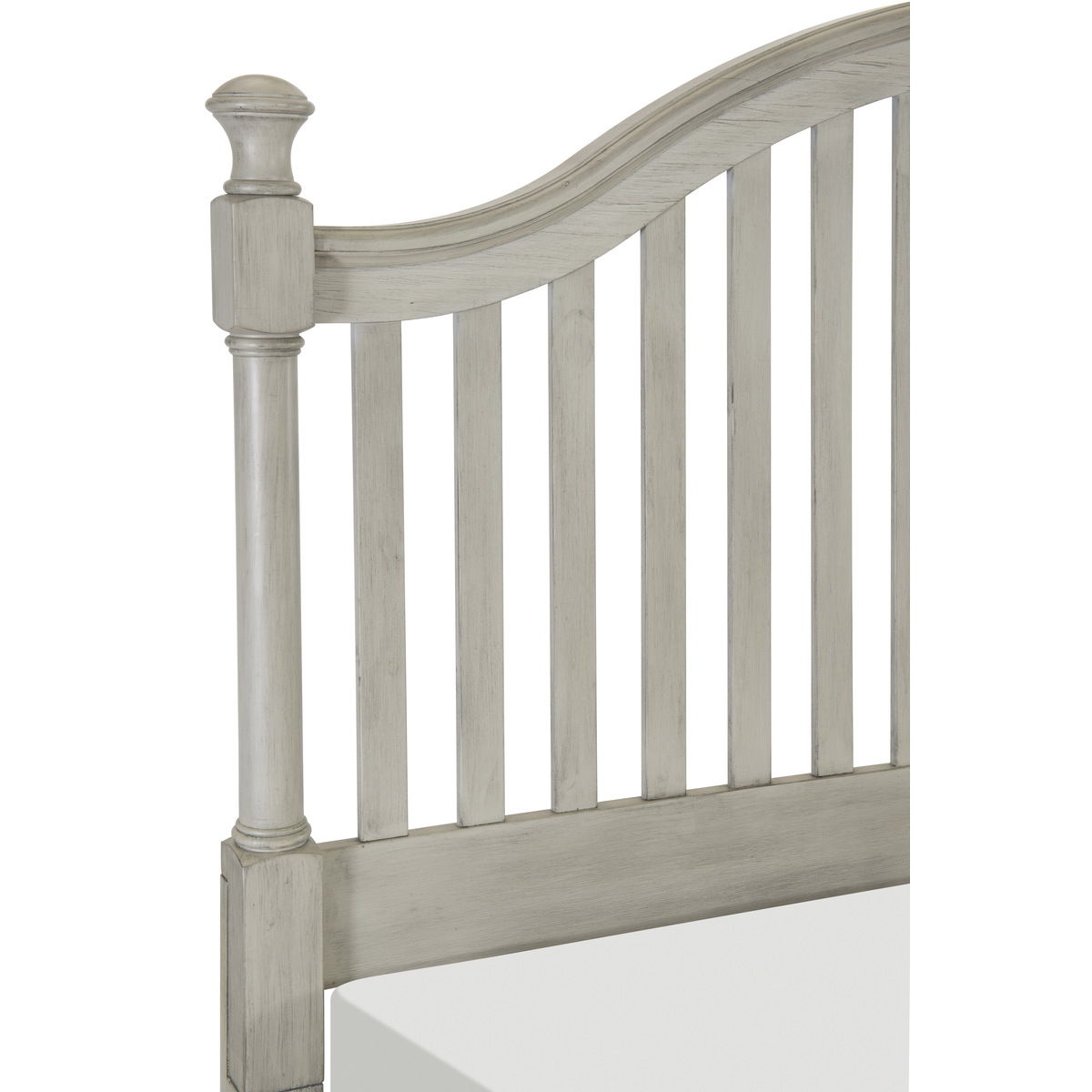 Mossbrook - 4 Piece Set (Queen Bed, Nightstand, Dresser, Mirror) - Gray